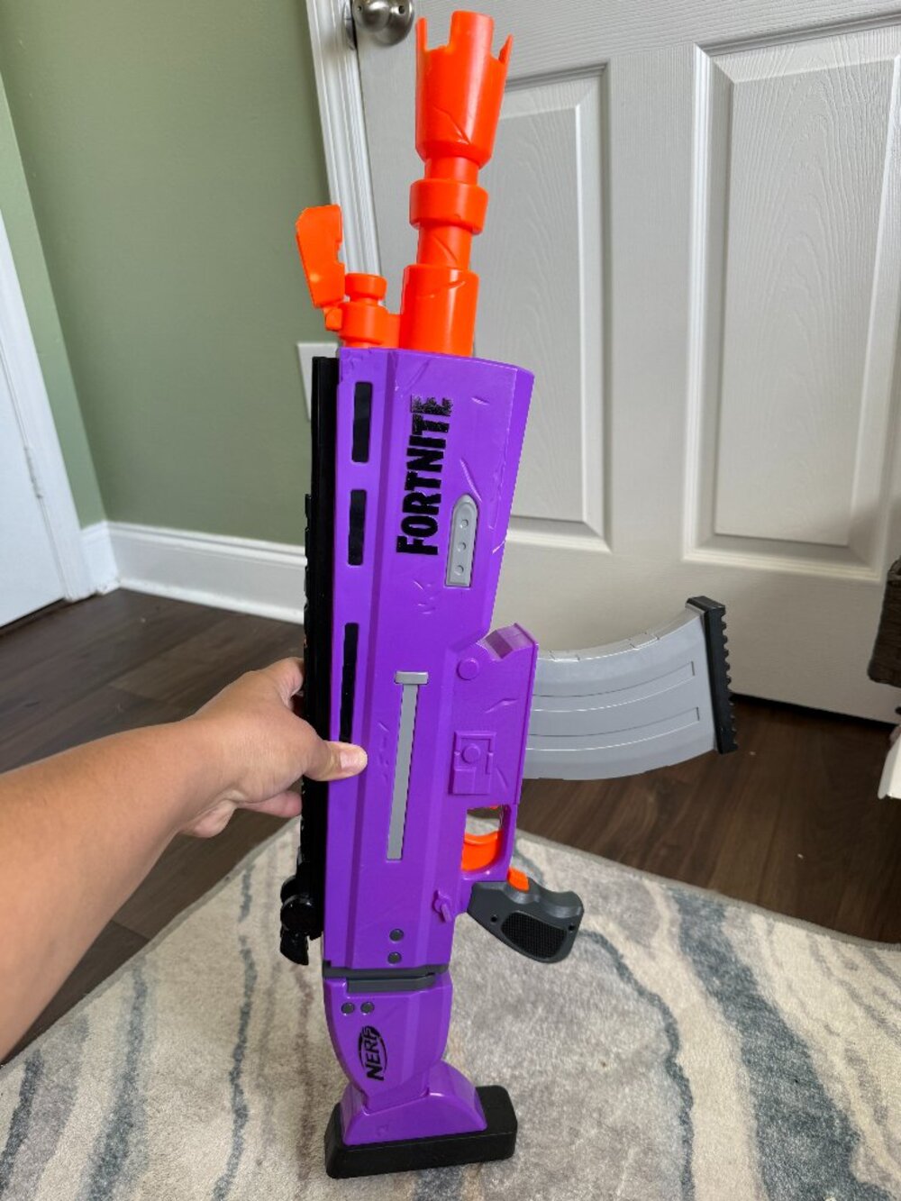 NERF Fortnite AR-E Purple Nerf Gun